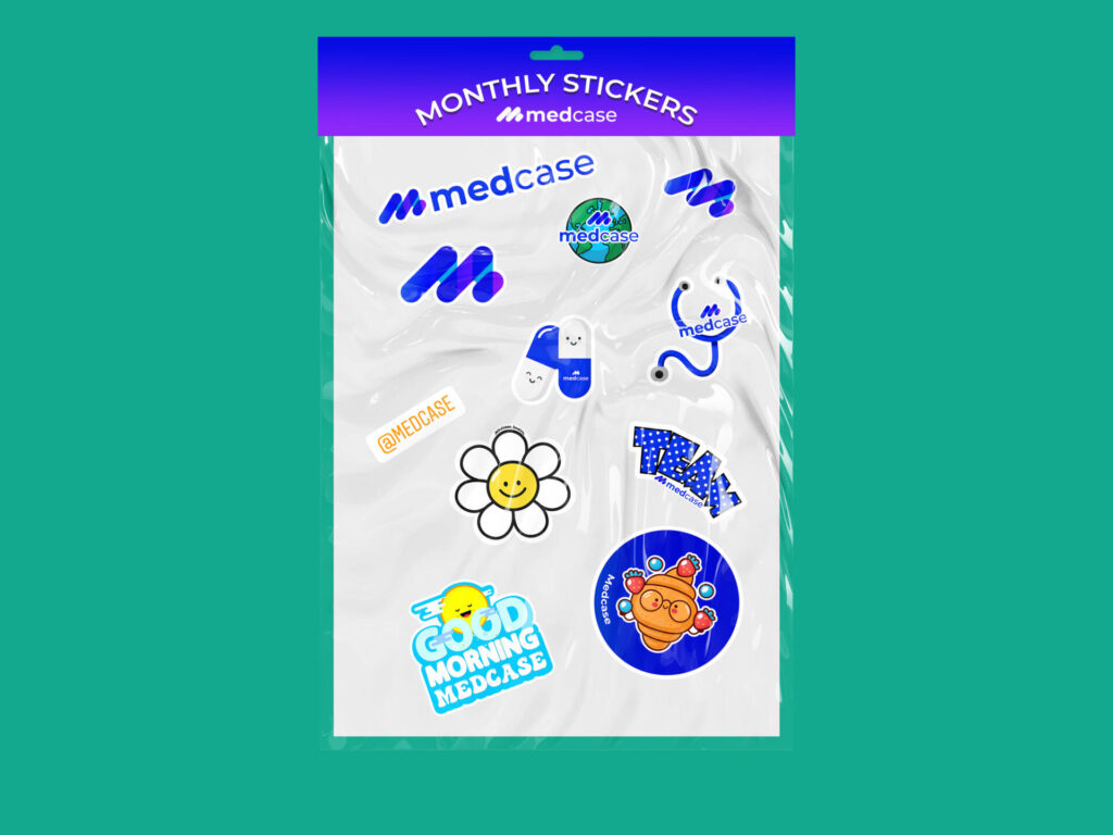 medcase stickers